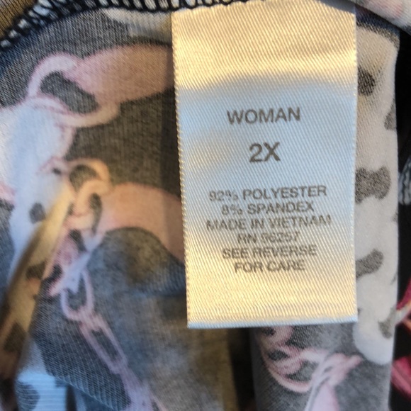 dressbarn chain print blouse 2X - Picture 8 of 9